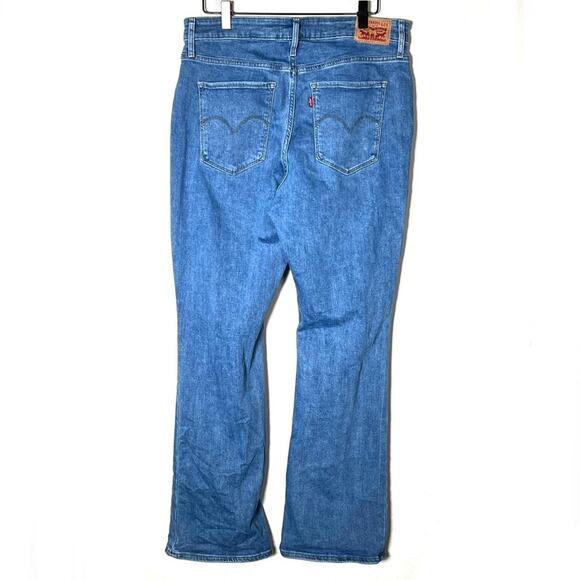 Levi's 725 light wash high-rise boot cut jeans size 32 B92 - Picture 5 of 5
